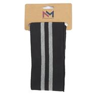 CINTURA ELÁSTICA RAYAS negro.-gris claro | TX1002