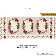 Tela Sarga digital Navidad INDIVIDUALES - Nv - 23 - B-Fernando Maluhy - 1 metro   | SS006S01