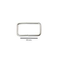 Pasador metal 4 cm. - Metal - 12  unid.  | FR-40OVP | MAS MODELOS PASADOR