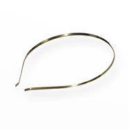 Diadema metálica dorada 5 mm. - 12 unid.  | 4285