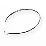 Diadema metálica plateada 5 mm. - 24 unid. | 4286