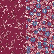 Tela algodón patchwork TEXTURAS PATCH -  Granate - 1 metro    | MS001C05