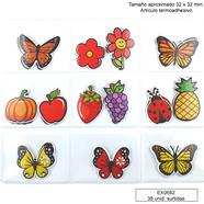 Expositor adornos parches termoadhesivos - 36 unid. | EX0682