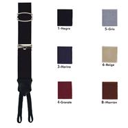 Tirante caballero liso trabilla botón 30 mm. ( 3 cm. ) - 1 unid.  | TR0963