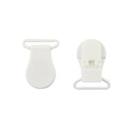 Pinza forma ovalada de plástico 2.6 cm. / 3 cm. - 20 unid.     | FR1079