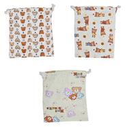 Bolsa merienda estampada ositos - 6 unid.  | BL0068 | BACK TO SCHOOL