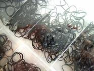 Gomas elásticas finas negras blister de 100 unid. - 12 blister | 4358