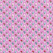 Tela popelin estampado - Rosa - 1 metro | TX0313-009