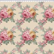 Tela algodón patchwork  SECRET GARDEN - Marfil - Millyta - 1 m. | MV039C01