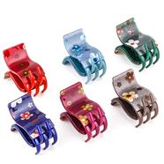 Pinza acrilic 3 cm. fantasía - 6 unid. | PA0124