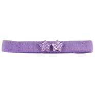 Turbante 1.5 cm. estrella purpurina - 12 unid.  | TU0203