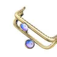 Boquilla 8.5 X 3 cm. rectangular metal - Bronce - 2 unid.          | MC0135