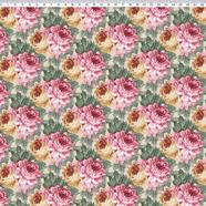 Tela algodón patchwork  SECRET GARDEN - Marfil - Millyta - 1 m. | MV040C01