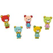 BOTÓN MADERA 20 MM. PINTADO OSITO | FR0349