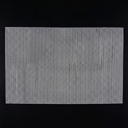 Malla canvas plástico bolsos - 50.5 x 32.9 cm. - 3 unid.  | FR1100