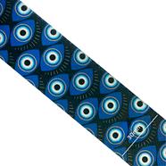 Cinta poliéster estampada Ojo Griego Negro - 15 metros | MC2155