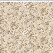 Tela algodón patchwork  SECRET GARDEN - Marfil - Millyta - 1 m. | MV042C01