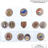 Expositor adornos parches termoadhesivos - 36 unid. | EX0676