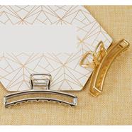 Pinza 8 cm. rectangular metálica - 12 unid.  | PA0173 | MAS MODELOS METÁLICOS