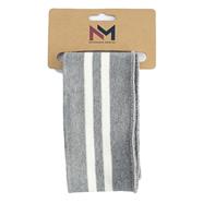 CINTURA ELÁSTICA RAYAS gris claro - blanco | TX1005