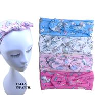 Turbante nudo infantil lazo unicornio - 6 unid.   | TU0214 | MAS MODELOS TURBANTES TELA NUDO