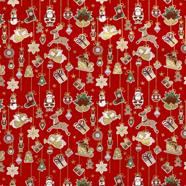 Tela algodón navidad - Rojo - 1 metro | TX20727-015