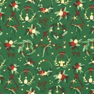 Tela algodón navidad - Verde botella - 1 metro | TX22703-025