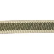 Cinta espiga rayas algodón 3 cm. - Kaki - 15 metros  | MC2134-011 | CINTA RIGIDA ESPIGA RÚSTICA