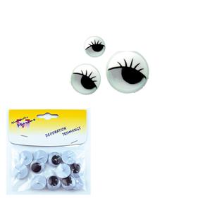 Ojos móviles pestañas - Surtido 3 tallas | FR0125