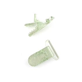 Pinza forma plástico chupetero - Verde Manzana - 5 unid.  | FR1083-2