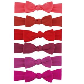 Turbante poliamida 3.5 con lazo tono rojo -  6 unid | TU0223