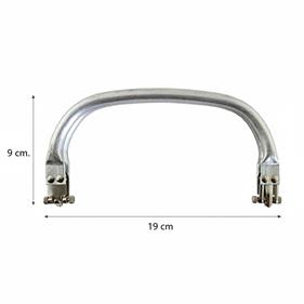 Boquilla tubular aluminio ovalada 19 x 9 cm. - 3 unid. | MC0202