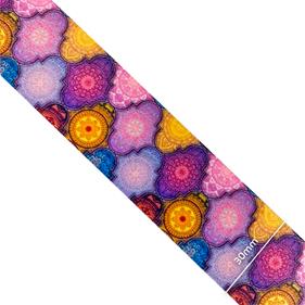 Cinta poliéster estampada danza colores - 15 metros | MC2148