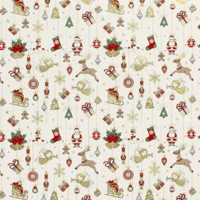 Tela algodón navidad - Blanco - 1 metro | TX20727-051