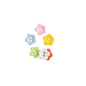 Botón plástico flor - 1,5 cm - 50 Unid.        | FR1017
