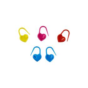 Imperdible plástico tejer corazón - 100 unid. | FR1099