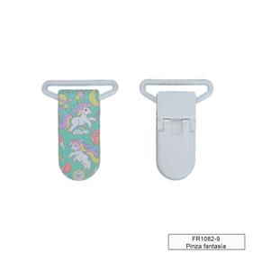 Pinza forma plástico chupetero - Pony Gris - 5 unid. | FR1082-9