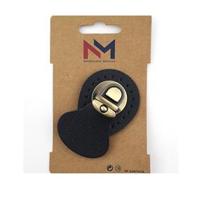 Cierre bolso + polipiel 6 x 4 cm. - 3 blister       | MC0137