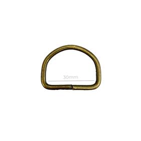 Media anilla 3 cm. - Oro Viejo - 24 unid.  | FR-6679OV | MAS MODELOS MEDIA ANILLA