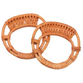 ASA MADERA - MIMBRE - 14.5 x 14 CM. - 1 PAR  | MC0106