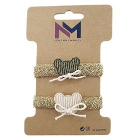 Coletero lurex osito - 6 blister x 2 unid.  | CL0340