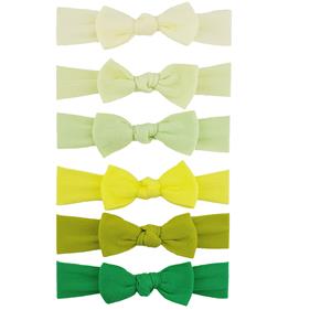 Turbante poliamida 3.5 con lazo tono verde -  6 unid | TU0220