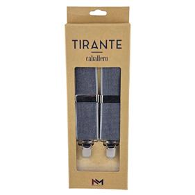 Tirante caballero fantasía 35 mm. - Gris - 1 unid.    | TR0038-005