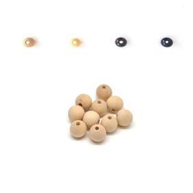 Bola de madera con agujero 12 mm. - 100 unid. | FR2003