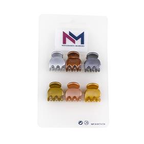 Pinza pulpo 1.5 cm. metalizada - 36 unid.  | PA0131