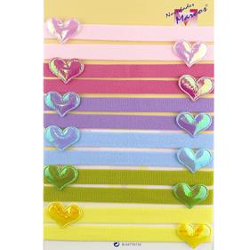 TURBANTE CORAZÓN BRILLO FLUOR  | TU0153