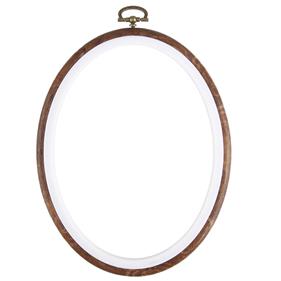 Aro ovalado bordar plástico 28.5 x 20 cm. - 2 unid. | FR2033