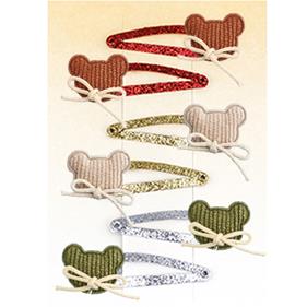 Rana 4 cm. lurex osito  - 6 blister x 2 unid. | RI0277