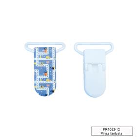 Pinza forma plástico chupetero - Carretera gris - 5 unid.   | FR1082-12