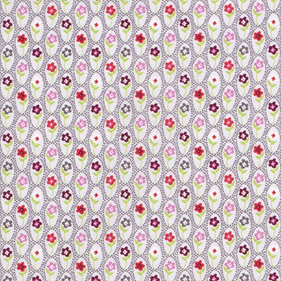 Tela popelin estampado - Gris - 1 metro | TX0313-005